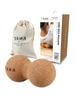 Тренажер Массажный мяч Cork Hard Small Foam Roller в форме арахиса для миофасциального релиза [TRNR]
