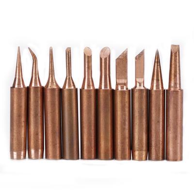 10 шт., сварочные инструменты для ремонта чистой меди, универсальные 936 900M-TK 900M-TB 900M-TI, паяльная станция, жало для паяльника