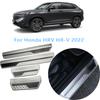 For Honda HRV HR-V 2022 Accessories Car Door Sill Trim Protector Scuff Plate Trim
