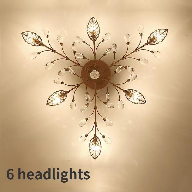 Современная хрустальная потолочная люстра, люстры для внутреннего освещения, хрустальный блеск для гостиной, спальни, кухни, светодиодные светильники