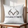Cool RRealtree Cushion Cover Natural Linen Organic Fabric DoubleSided Printing Couch Pillow Covers Home Decor