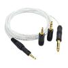 Cable Replacement for Technica -M50X Headphones Wire with 2.5mm/3.5mm/4.4mm Plug Enjoy Clear and Crisp Sound