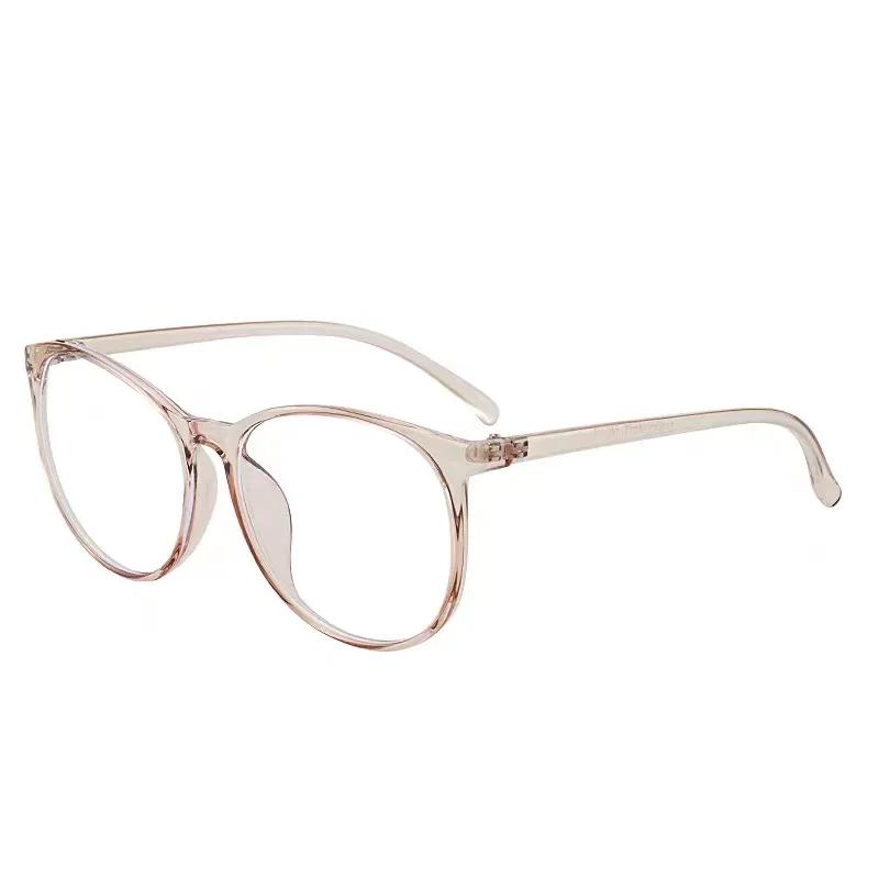 Оверсайз прозрачная оправа для компьютерных очков Женская Мужская Защита от синего света Стильные Очки Подходят ко всему