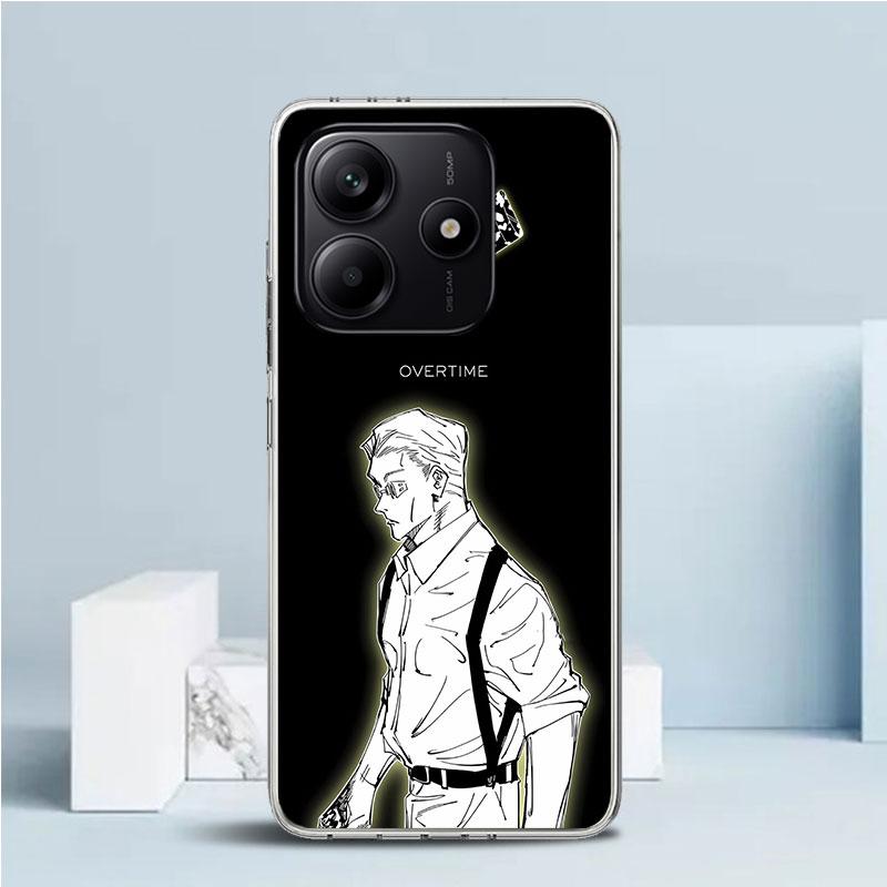 Чехол для телефона Kaisen J-Jujutsu Art для Xiaomi Redmi Note 15 14 14S 13 12S 12 Pro Plus 11S 11 11T 11E 10S 10 + Мягкая задняя крышка из ТПУ R