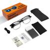 Smart Bluetooth Glasses with AI Translation: Supports 100+ Languages, Music Streaming, and Hands-Free Calls