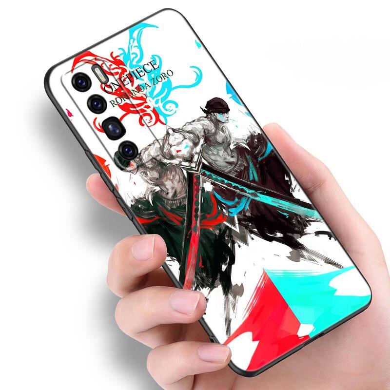 Чехол с изображением аниме Ророноа Зоро для Huawei NOVA 8 9 Pro 8i 7i 7SE Y60 5T Mate 40 30 20 10 Lite Honor 50 30 Premium Pro Plus 30 S