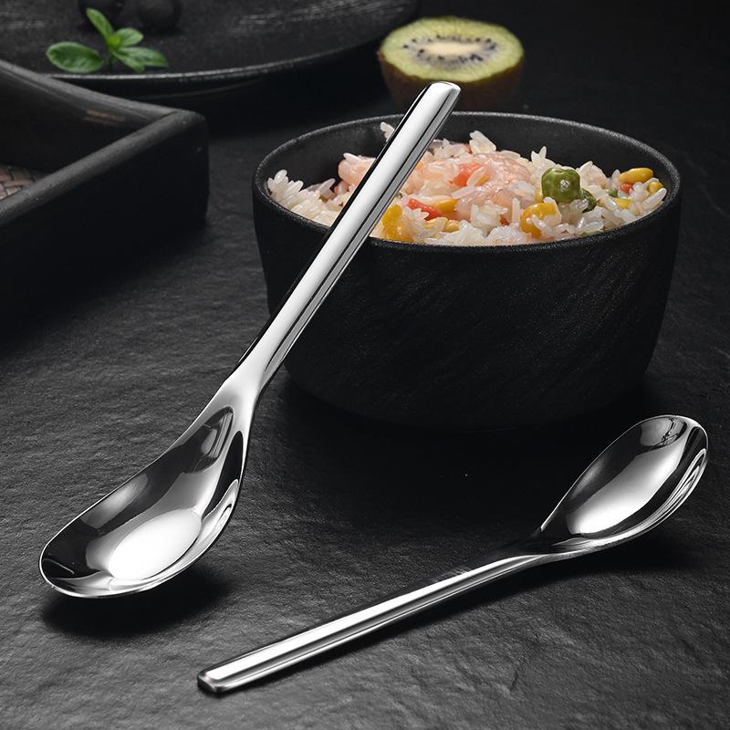 Нержавеющая сталь утолщение ложка креативная длинная ручка отель тушеное мясо ложка половник суп домашняя кухня основные инструменты