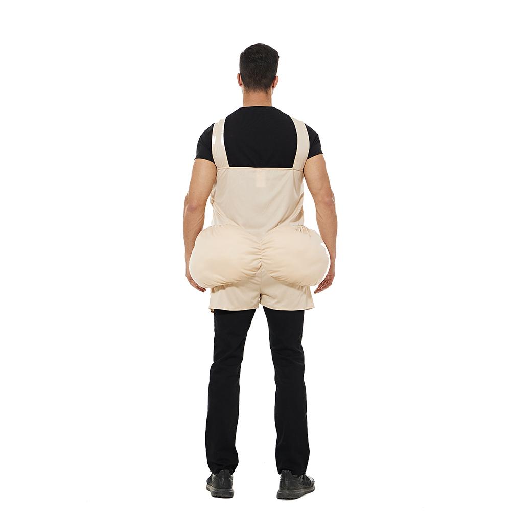 Смешной костюм-толстяк на Хэллоуин для взрослых - Мягкая ткань с набивкой