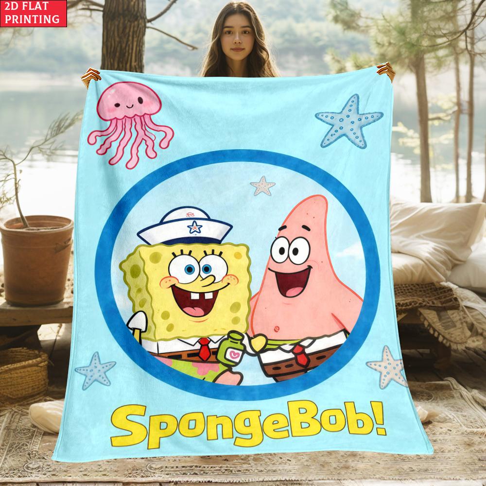 Magic Conch thin Flannel Blanket for Bedrooms,Living Rooms,Sofas Blankets,Lunch Breaks,Picnics,blankets fluffy blanket