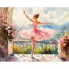 Набор для самостоятельной раскраски по номерам Танцовщица Картина на холсте Раскраска по номерам Изделия ручной работы для украшения дома