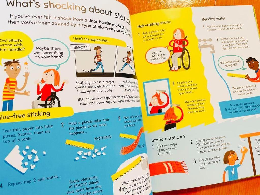 [Б/У] Английская Книга с Картинками Usborne Научные Эксперименты Английская Книга STEM