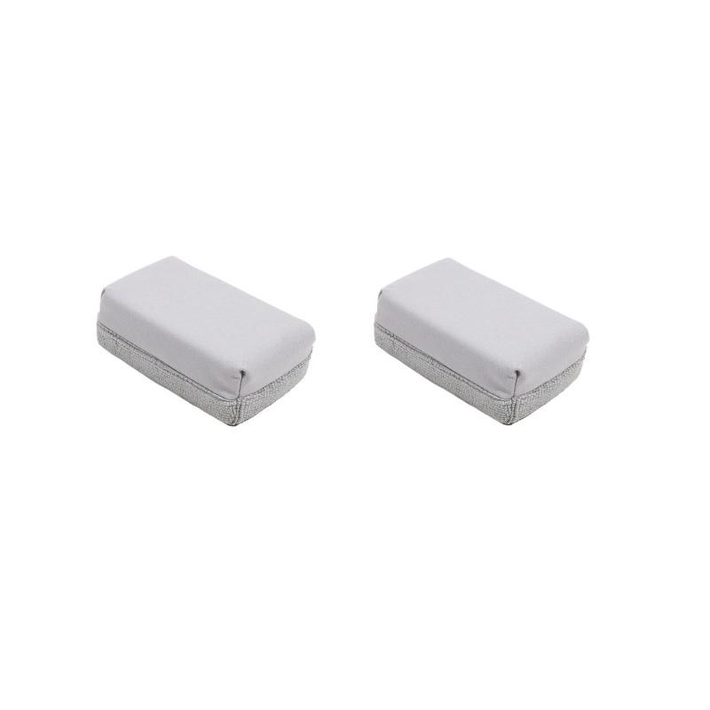 Полировальные подушечки из микрофибры для нанесения воска на автомобиль, мягкие, для автодетейлинга, восковая губка, прямоугольные, из пеноматериала, для ухода за лакокрасочным покрытием автомобиля, полировальная подушечка, для чистки автомобиля