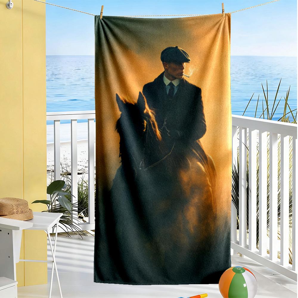 Peaky Blinders soft beach towel Portable changing privacy cover Vibrant Pattern Perfect Gift for Women/Men