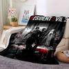 1 шт. Плед Resident Evil 11 Мягкий Теплый Плед для Дома, Офиса, Путешествий Все Сезоны Уютное Постельное Белье Подарок, Уютный Офисный Аксессуар