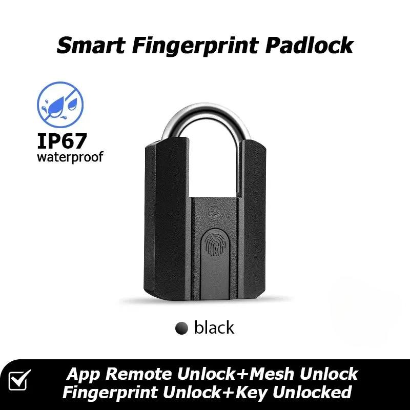 IP67 TTLock Bluetooth APP умный замок замок с отпечатком пальца бесключевой мини-сумка с Aleax Google Home электронный дверной замок