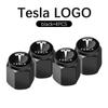 xmfbl2 4Pcs Car Valve Cap Wheel Valves Dust Cover Tire Accessories For Tesla Model 3 Model S Model X Model Y Cybertruck Roadster
