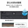 ELECOM Keyboard [Mouse Set] Wireless (Receiver Included) Membrane Full Keyboard Black TK-FDM106MBK