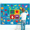 Interstellar Felt Learning Board: Children's Interactive Dress-Up Puzzle for Cognitive Development