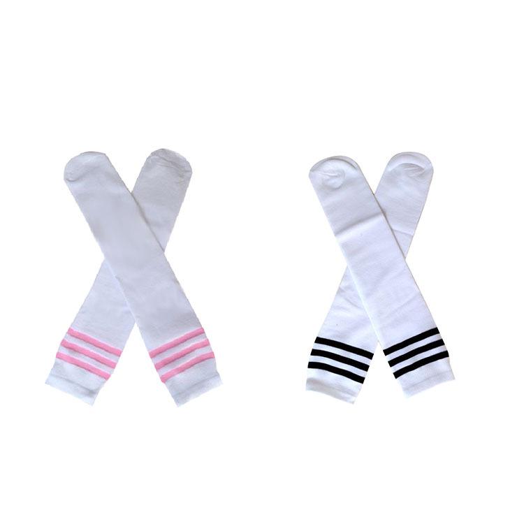 Красные гольфы до середины икры и носки для косплея на Хэллоуин для спорта, танцев и JK-стиля