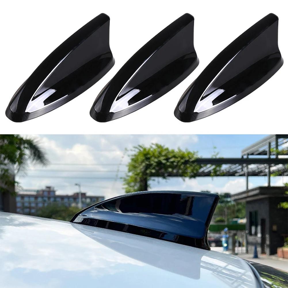 6 шт. УФ-защита и защита от непогоды, черный автомобиль EVO-стиль, полипропиленовая крыша, акульи плавники, спойлер, крыло, генератор вихря, автомобильные аксессуары