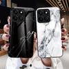 Marbling Tempered Glass Phone Case For Honor 10 50 70 200 Lite X7B 400 90 20 Pro 8A 9X X6 X7C Huawei P20 P30 P40 Nova 11 11i 7i 9 Y70 12 SE 12i Cover