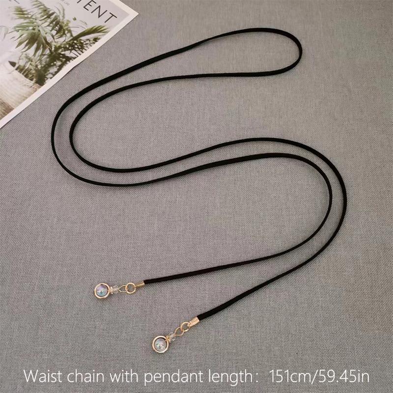 Ретро PU плетеный жемчужный пояс-цепочка на талию универсальный женский кожаный веревочный пояс на талию джинсы платья одежда аксессуары