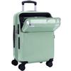 Zipper Cabin Top Front with with Expansion 35L 53 Pistachio [Travelist] Suitcase, Carry, Size, Opening, Opening, Stopper, Function, (43L), Cm, 3.6kg,