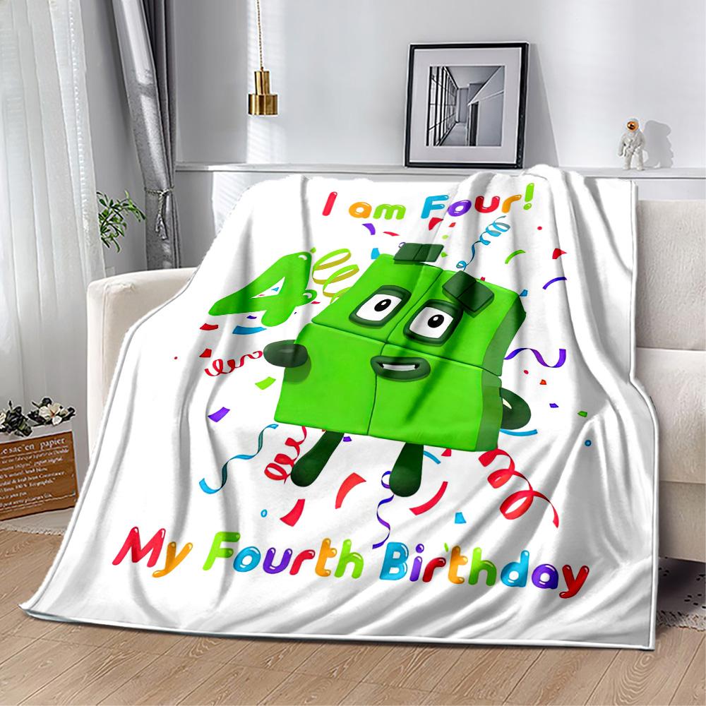 Numberblocks Blanket Ultra-Soft Suitable for Bed Office Chair for All Occasions Playful Design Unique Gift for Family and Friends Camping