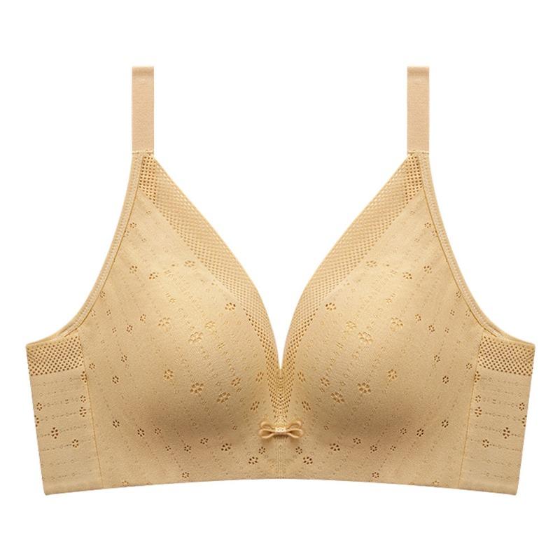 Тонкий бюстгальтер без стального кольца, притягивающий грудь, ультратонкий бюстгальтер с защитой от провисания, женский летний бюстгальтер