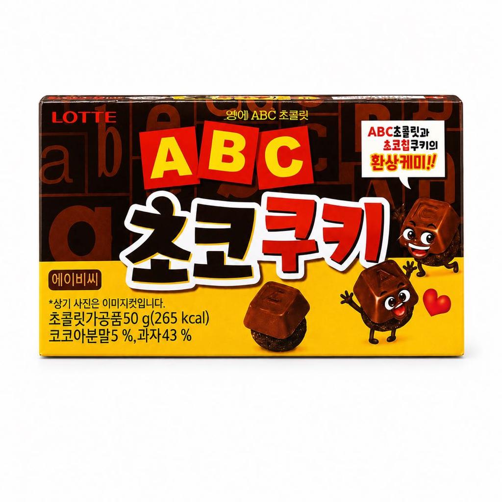 Шоколадное печенье Lotte ABC 50 г