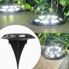 4pc Super Bright Headlight Bead Solar Energy Lamp 16LED Underground Lamp  Lamp Courtyard Outdoor Waterproof Villa Decorative Floor Lamp