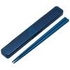 Skater Chopsticks and Chopstick Case Set, Adult, Antibacterial, 18cm, Silent (No-Rattle), Made in Ja