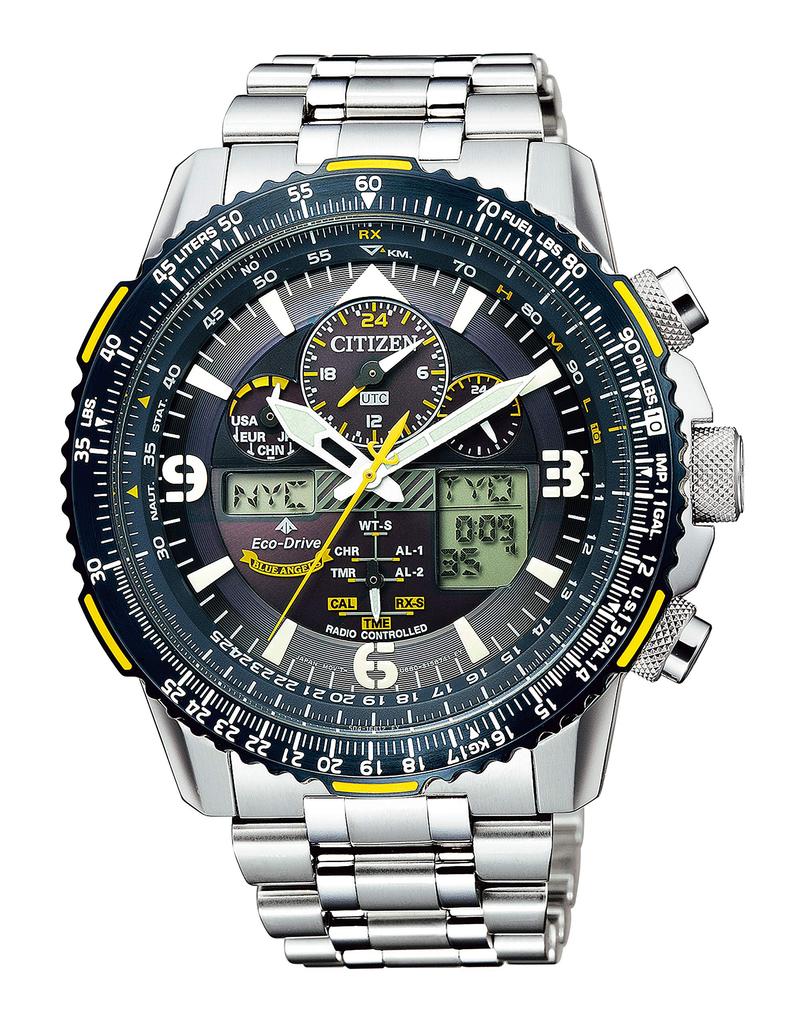 CITIZEN PROMASTER SKY Series Blue Angels Model Eco-Drive Radio-Controlled Watch, JY8078-52L, Men's