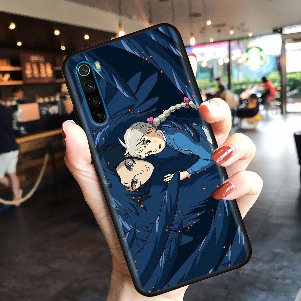 Миядзаки Хаяо аниме «Ходячий замок Хаула» чехол для телефона для Xiaomi Redmi 9 9C NFC 9T 10 10C 6 8 A K40 K50 Pro Plus мягкие чехлы