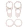 AEA7-For 2/3.5/3.8 /4 Inch Speakers Car Audio Speaker A-Pillar Modified Three-Way Tweeter Bracket Plastic Washer Gasket