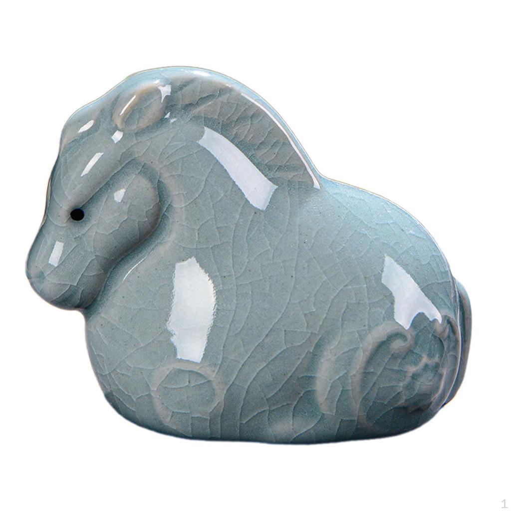 Керамическая коллекция чайных фигурок для домашнего декора