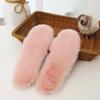 Thickened Winter Fleece Insoles: Soft, Odor-Resistant, Sweat-Absorbent, Imitation Rabbit Fur for Warm, Comfortable Feet.