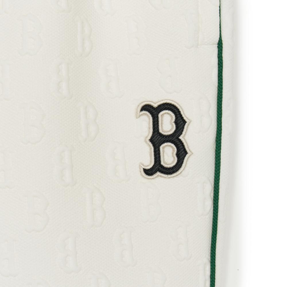 MLB Jacquard Monogram Boston Red Sox Pants Casual Pants Unisex Cream 3APTM0544-43CRS