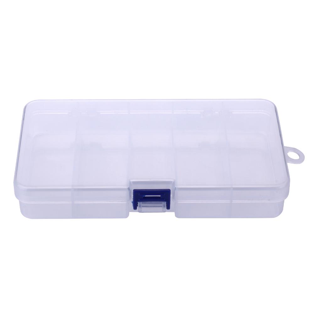 Transparent Fish Lure Storage Utility Box for Lure Organize clear Plastic Fishing Tackle Box