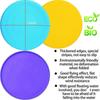 A 6 Pack of a 7" Soft Silicone Flying Disc With Assorted Colors for Home or School