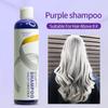 Purple Shampoo To Remove Yellow Hair, Solid Color Shampoo, Linen Gray Silver Long-lasting Hair