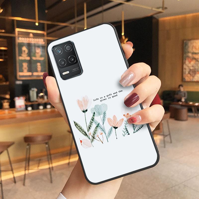 Чехол для телефона с художественным цветочным словом и цитатами для OPPO Realme GT 2 Pro X2 Pro XT C25S 8 7 6 Pro 6i GT Master C3 C21 C21Y C11 X3 SuperZoom