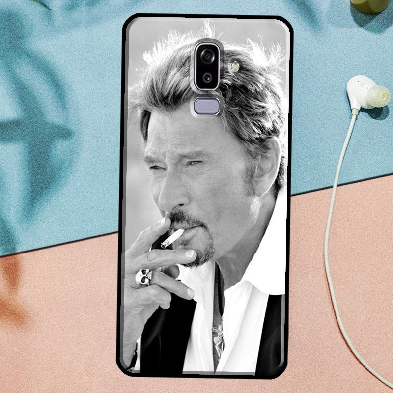 Музыкальный чехол Johnny Hallyday для Samsung Galaxy J5 J3 J7 2016 A3 A5 2017 A7 A9 J4 J6 J8 A6 A8 Plus 2018 TPU Чехол