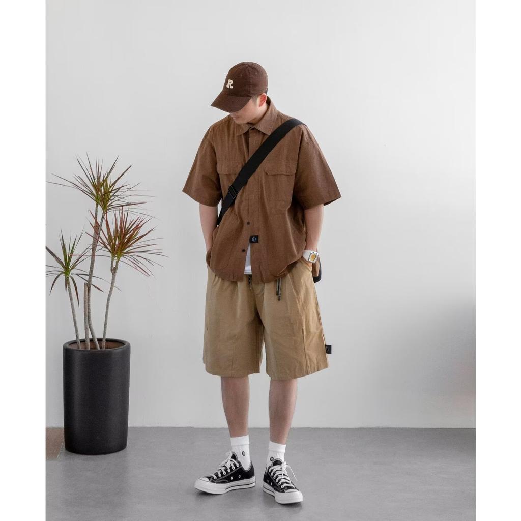 Ретро рубашка мужская летняя одежда в стиле Гонконга, студенческая свободная и нишевая модель, забавный новый мужской топ для ношения на открытом воздухе