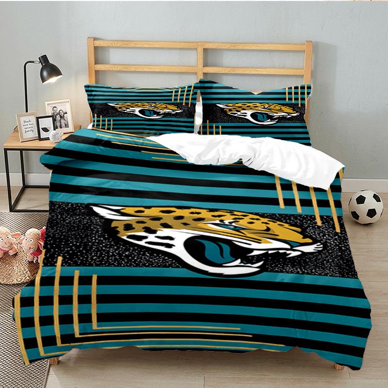 Jaguar Team Spirit Bedding Set 3pcs, High Quality Bedding Set Including 1pc Duvet Cover And 2pcs Pillowcases for Bedroom, Dormitory Gift