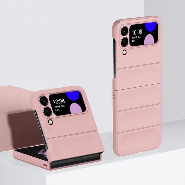 Тонкий защитный чехол для ПК с защитой от падений для Samsung Galaxy Z Flip4 Flip 4 5g Flip3 Flip 3, сумка для мобильного телефона без отпечатков пальцев, чехол