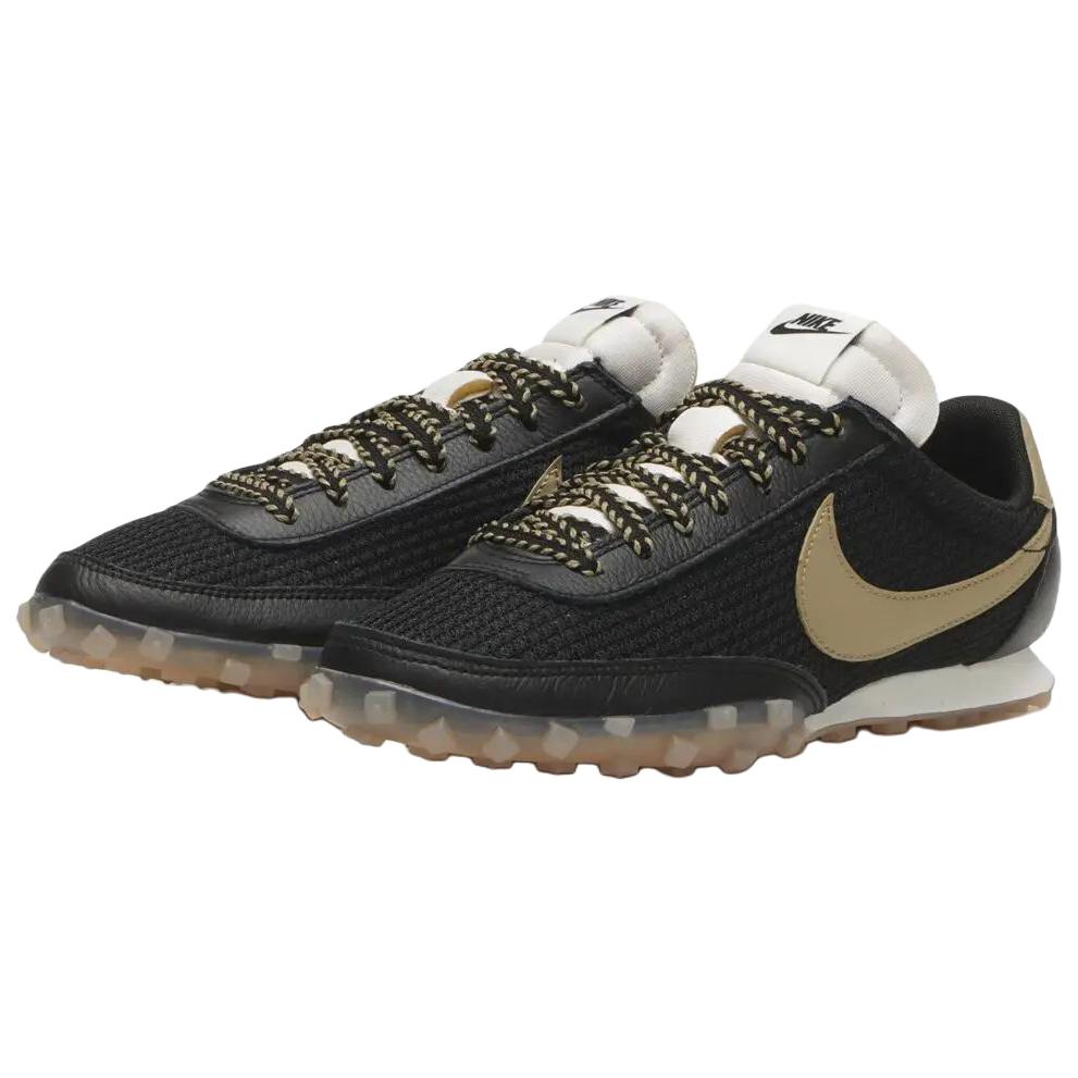 Nike Waffle Racer SE Удобная посадка Повседневная обувь для образа жизни Мужская кроссовка Черный Белый IM8673-002