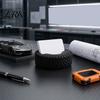 Прочный держатель для записок 3D-печатный держатель для карточек в виде шины, деловой стенд в индустриальном стиле для нескользящего стола, креативный зажим для имен, офис, отель, ресторан