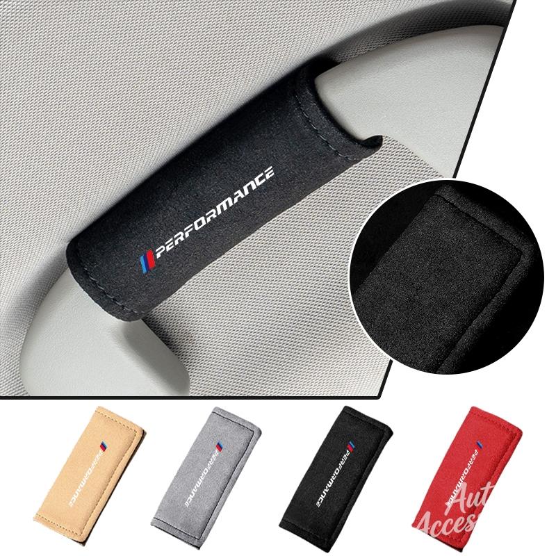 Car Roof Handle Cover Suede Pull Gloves Protect Case Accessory For BMW M Performance E46 E90 E60 F30 F10 E39 E36 F20 E87 E90 G60 gzhx77 kymb4