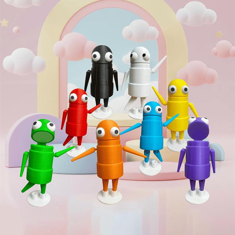 3D-печатный REPO. Робот Цветные Монстры Игры Ужасы Аниме Фигурка REPO Игровая Периферия Кукла Фигурка Украшение Подарок